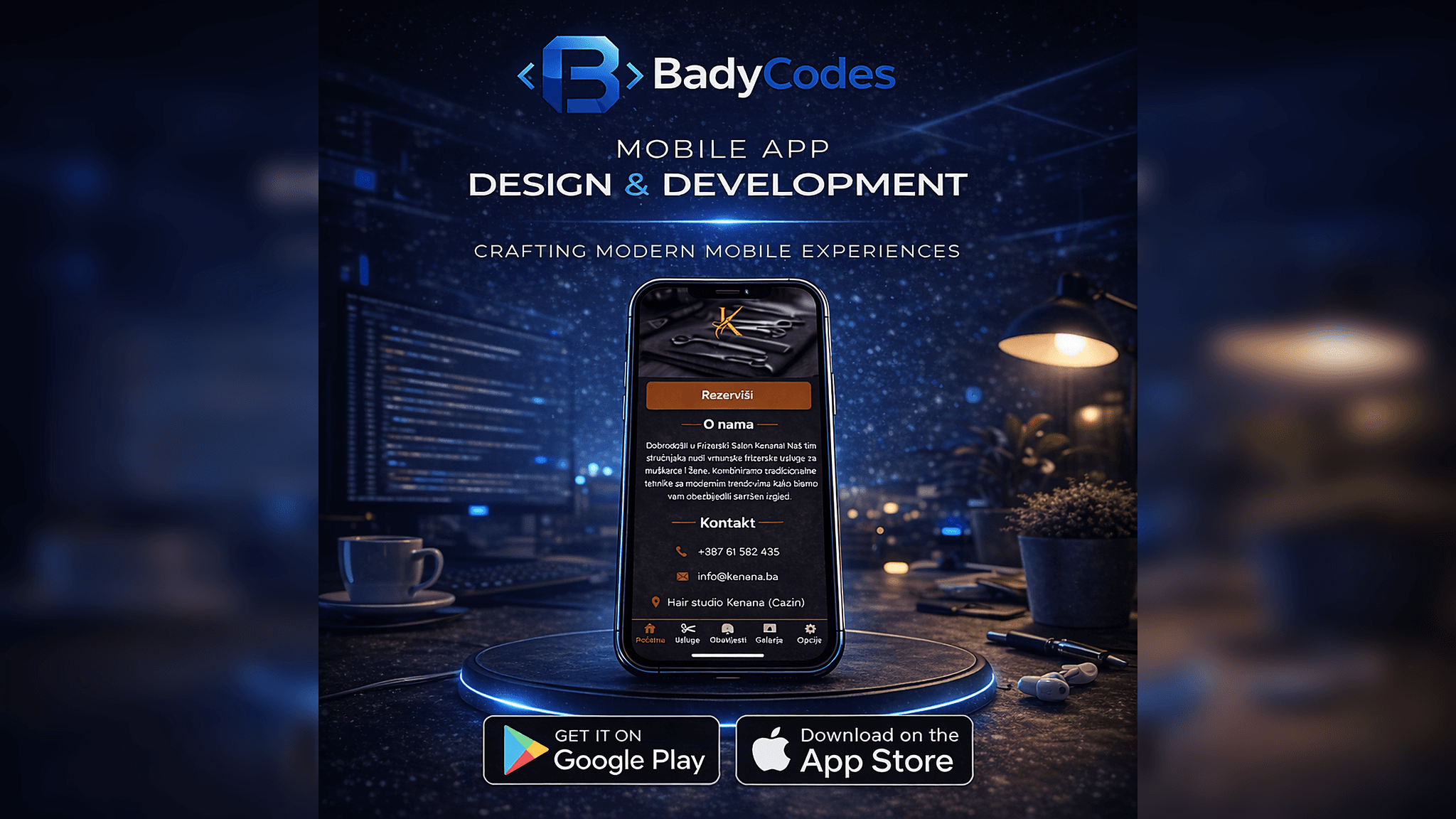 Frizerski Salon Kenana — Booking App